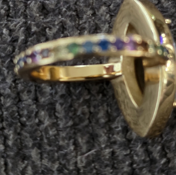 Kurt Geiger Eagle Head Marquise Cocktail Ring - Picture 4 of 7